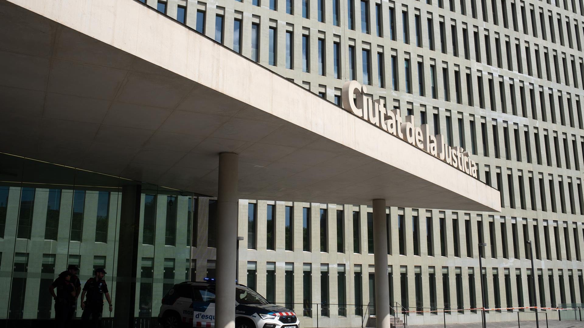 Vista de la fachada de la Ciutat de la Justícia, en una imagen de archivo