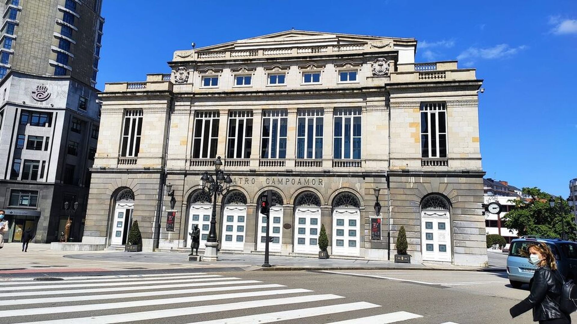El Teatro Campoamor, una de las insignias del centro histórico de Oviedo El Teatro Campoamor, una de las insignias del centro histórico de Oviedo