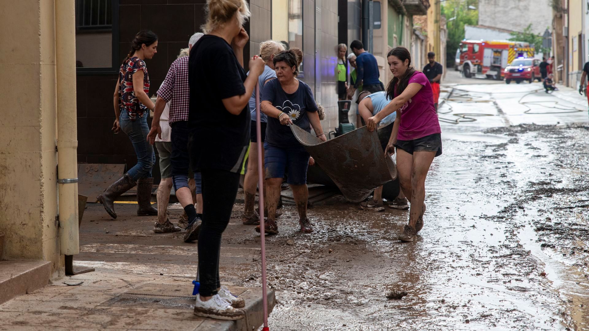 Imagen de archivo de una zona afectada por la lluvia en Tarragona