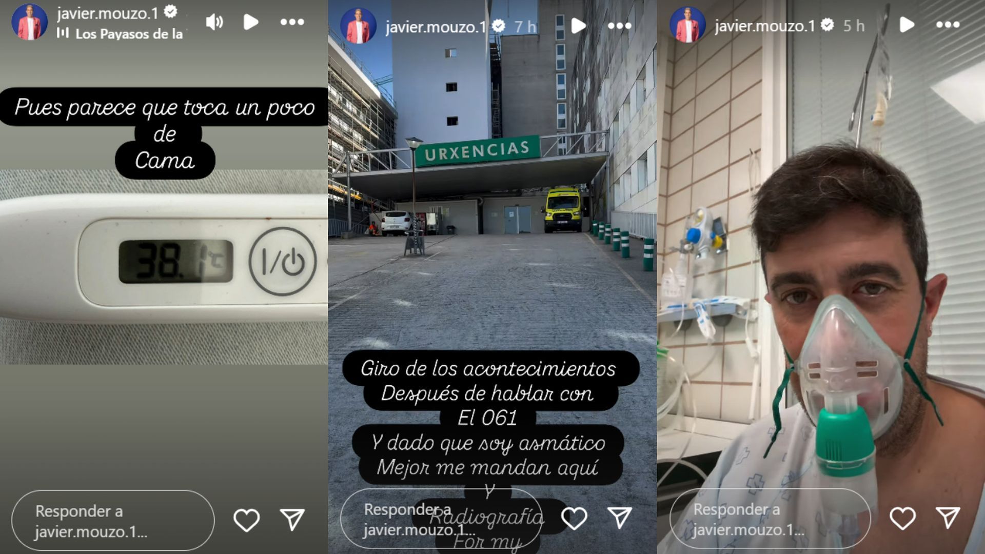 Javier Mouzo ha tenido que acudir de urgencia al hospital