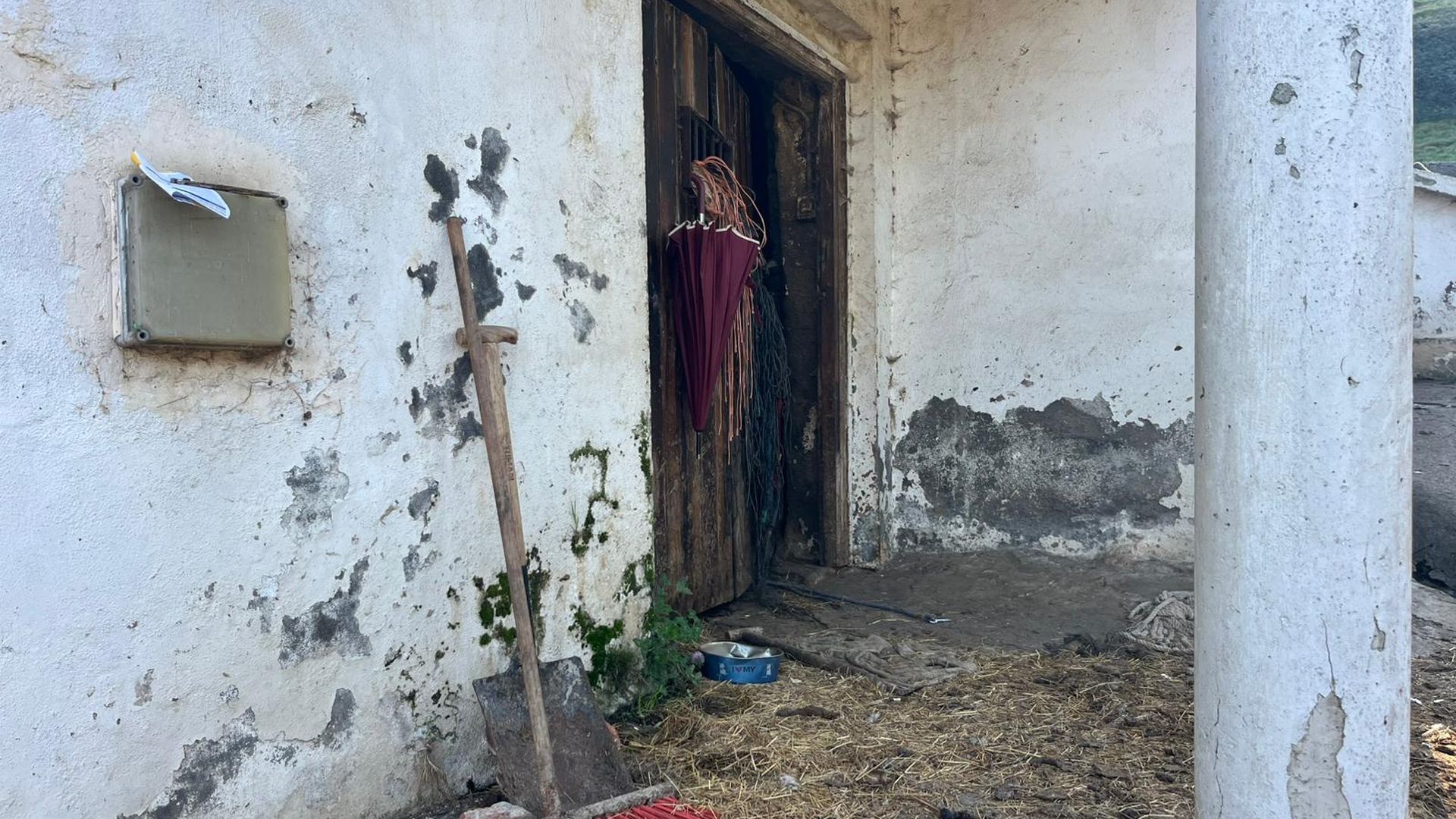 La casa en el barrio de San Justo (Bilbao) está llena de basura y animales muertos