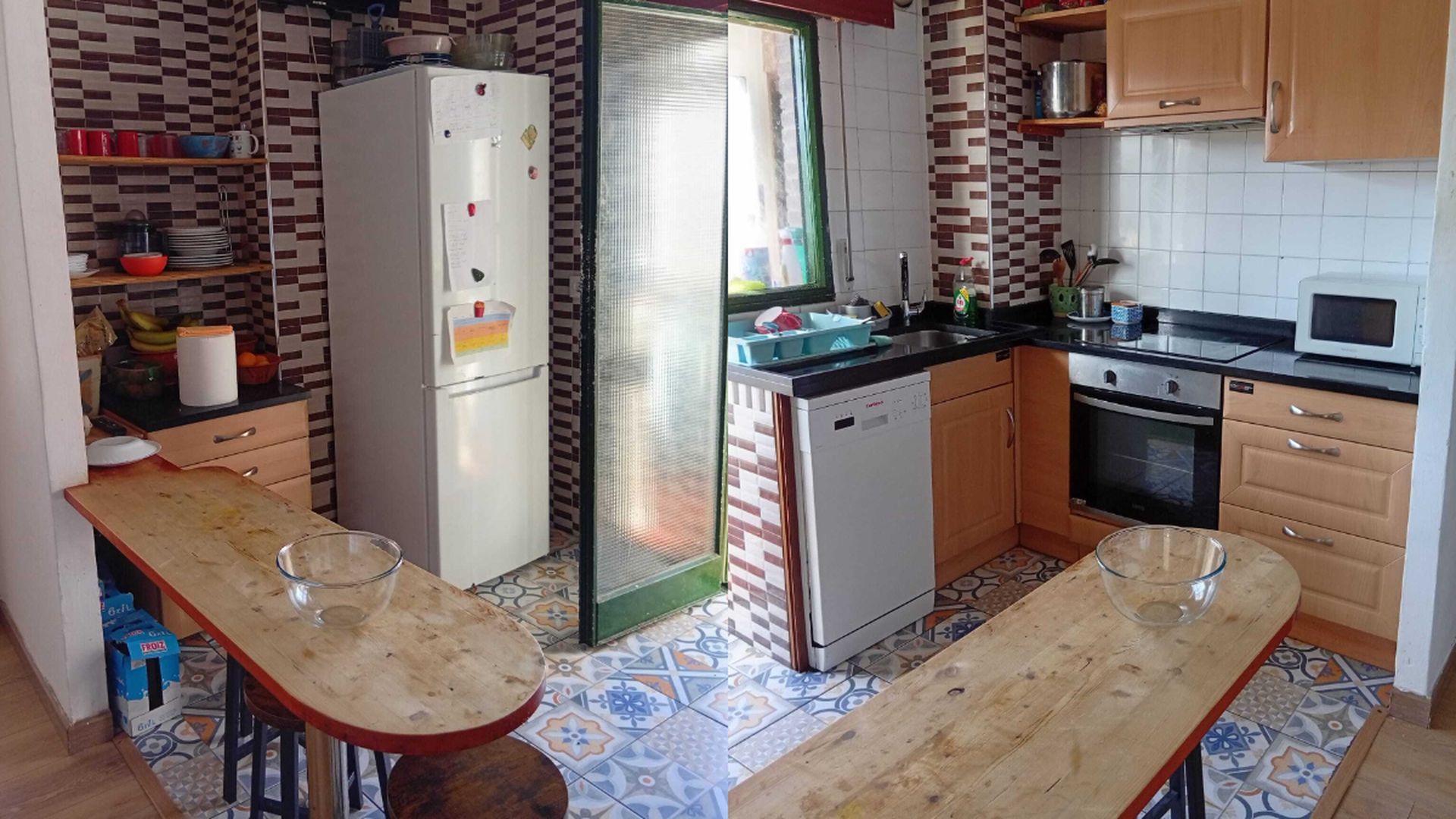 La cocina de GH10, reutilizada para un piso tutelado de la asociación Alba de Pontevedra