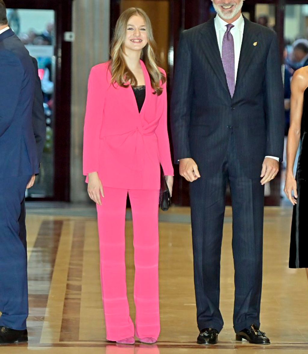 Leonor en el concierto previo a los premios Princesa de Asturias de 2022