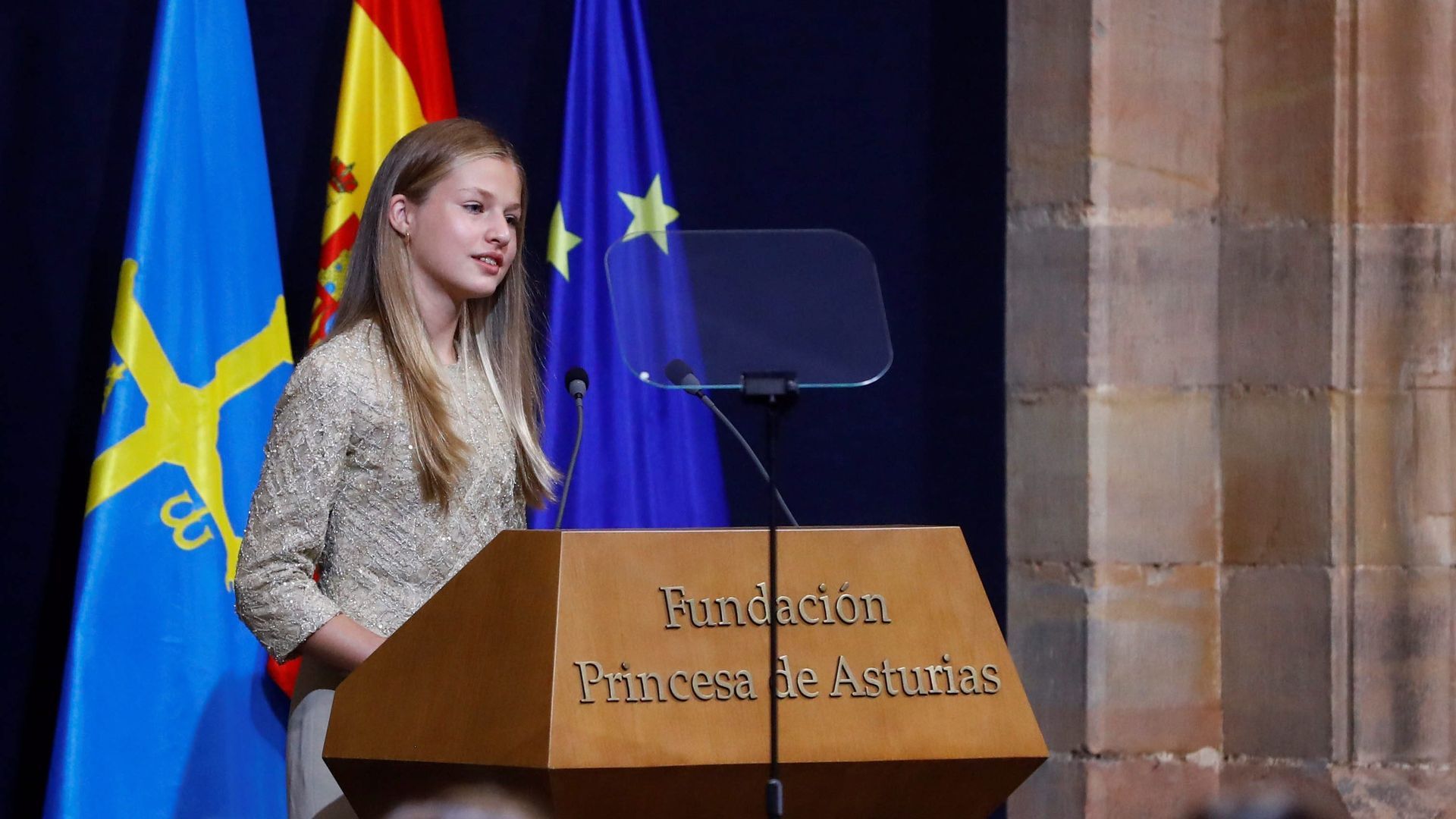 Leonor en los Premios Princesa de Asturias 2020