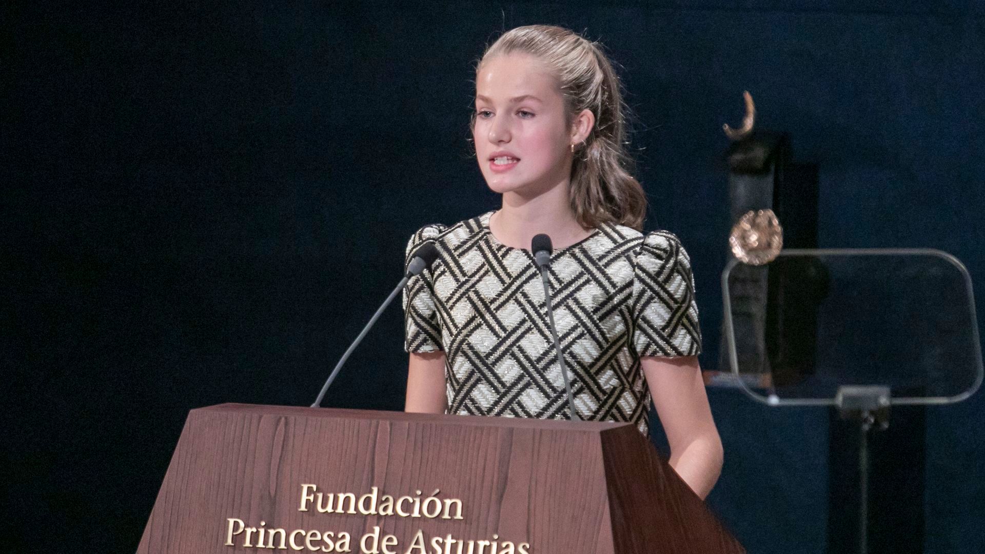 Leonor en los Premios Princesa de Asturias 2021