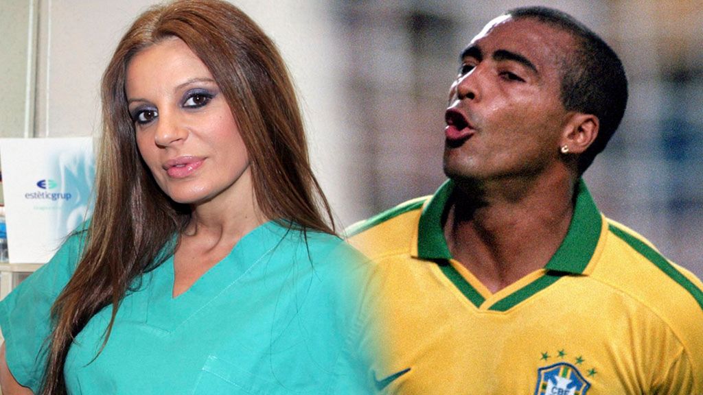 Sonia Monroy y Romario, en imágenes de archivo