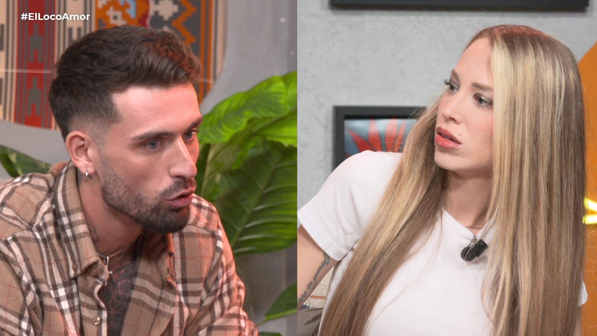 Reche y Fátima, muy enfadados en 'El loco amor' 