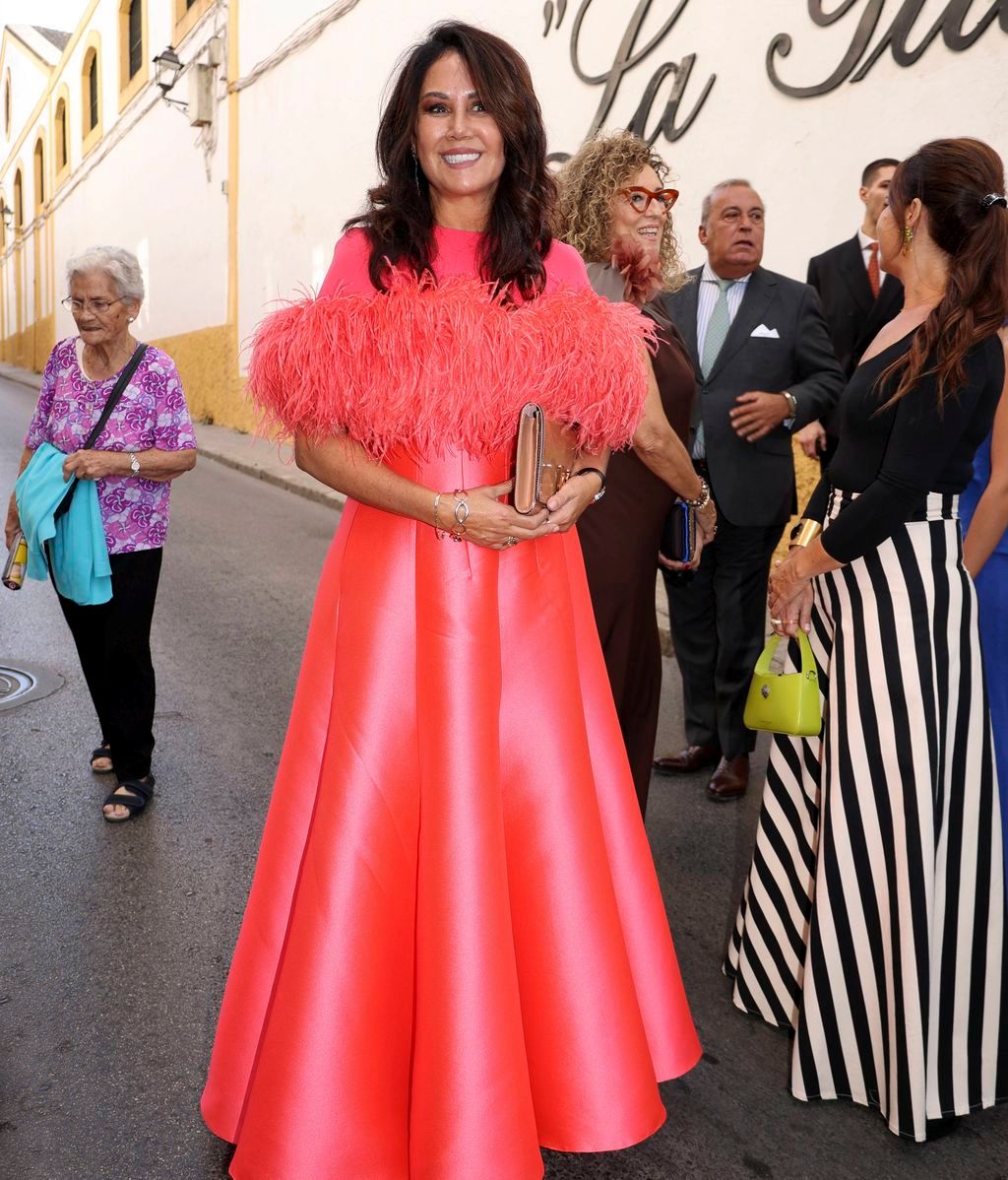 Pepa Gea en la boda de Alberto Herrera y Blanca Llandres