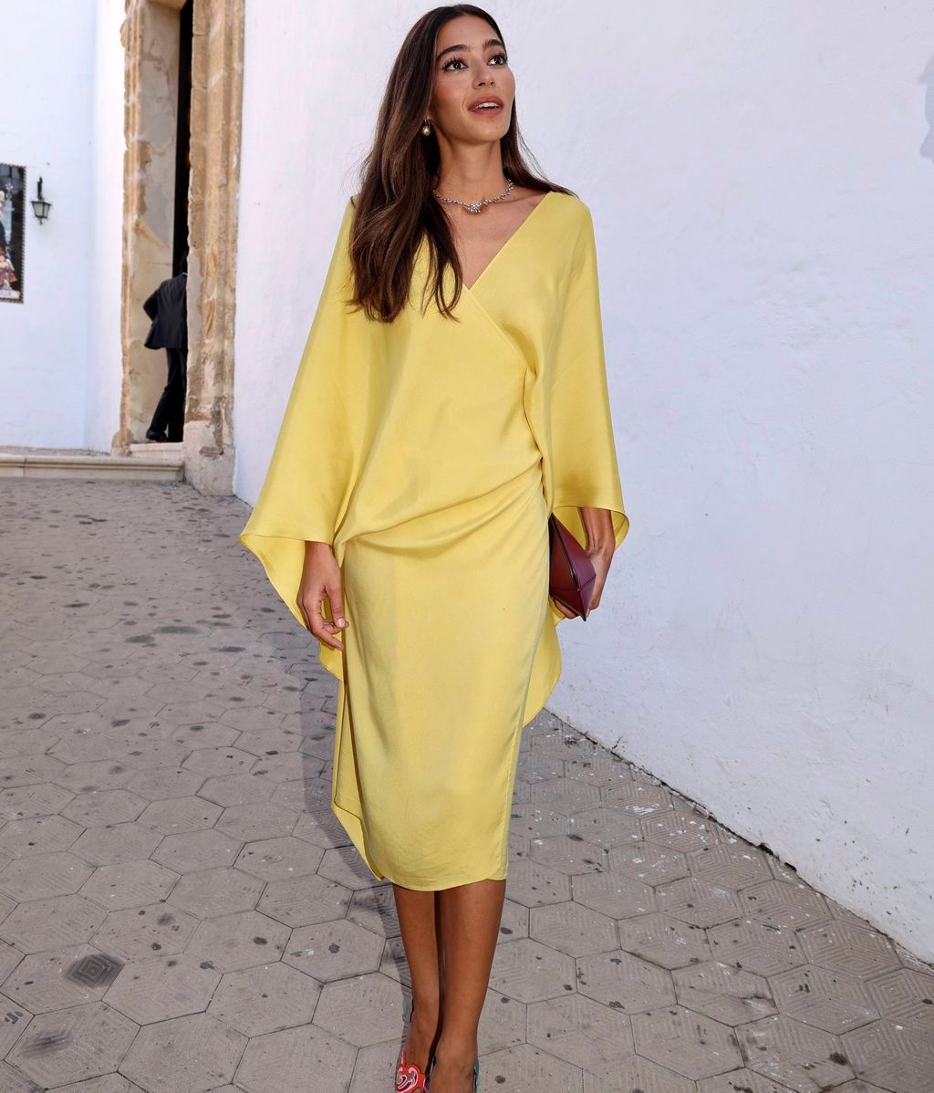 Rocío Crusset en la boda de Alberto Herrero y Blanca Llandres