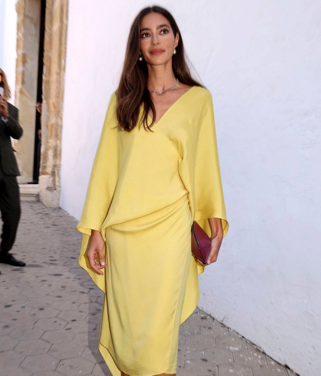 Rocío Crusset, hija de Carlos Herrera y de Mariló Montero, en la boda de su hermano