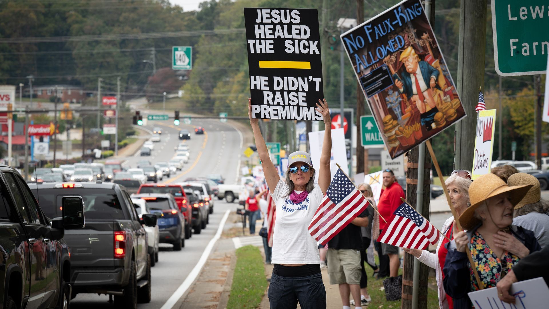 'Sin Reyes', las marchas en las que millones de manifestantes protestan contra Trump en las principales ciudades de EEUU