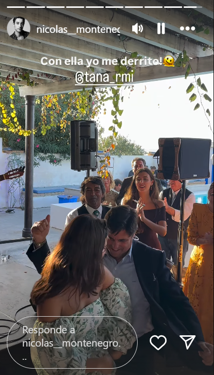Tana Rivera y Fran Rivera, bailando