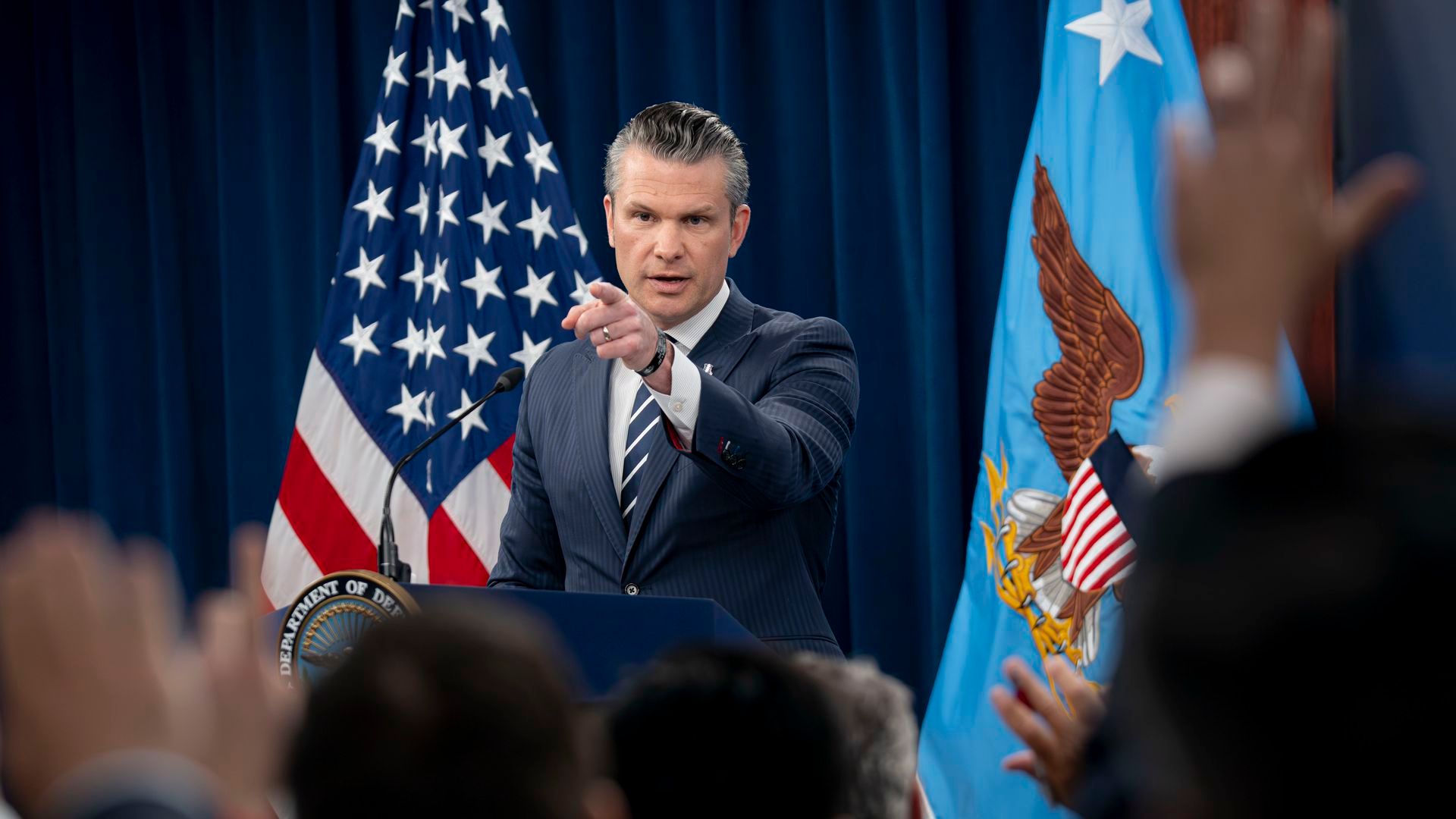 El secretario de Defensa de Estados Unidos, Pete Hegseth