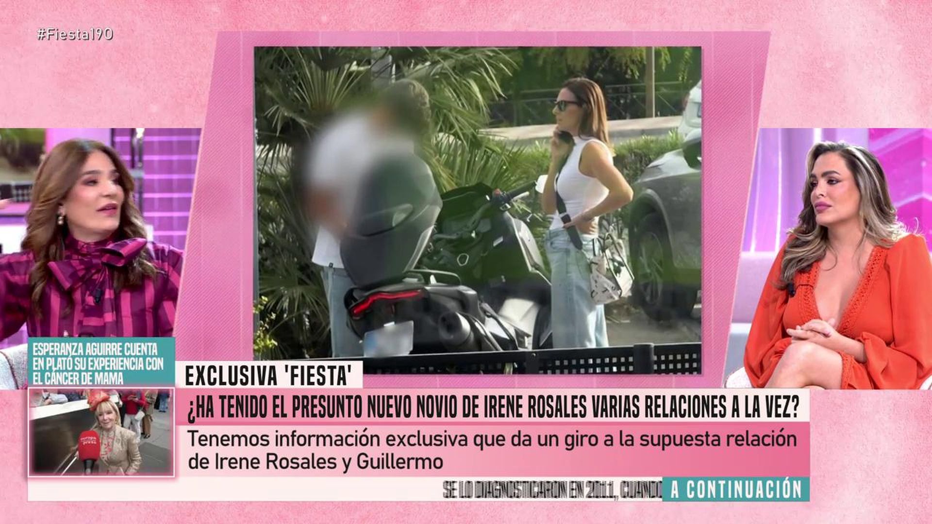 'Fiesta' analiza la nueva relación de Irene Rosales
