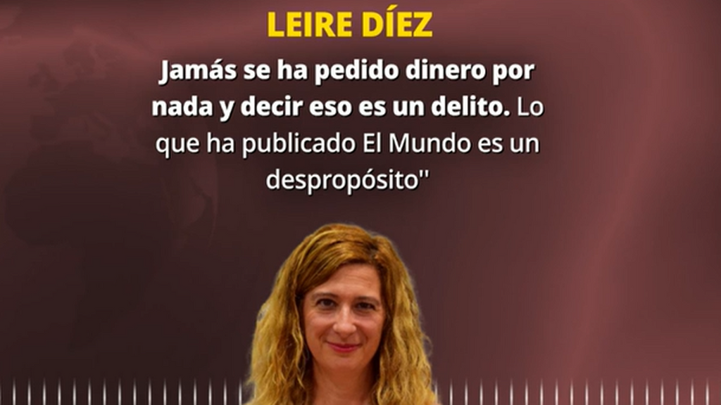 Leire Díez niega haber vendido información al Sabadell: "Jamás se pidió dinero, decirlo es un delito"