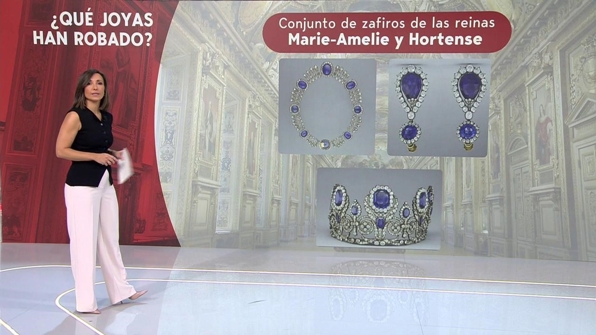 Conjunto de zafiros de María Amelie y Hortensia