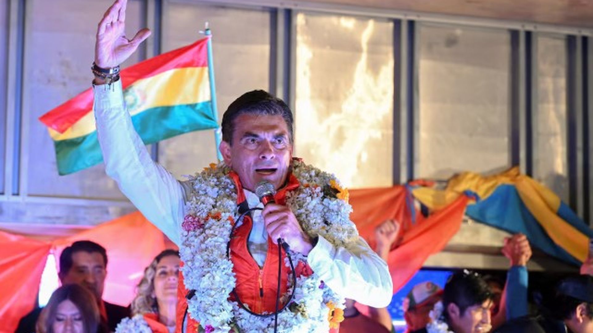 El candidato Partido Demócrata Cristiano (PDC) nuevo presidente de Bolivia, Rodrigo Paz