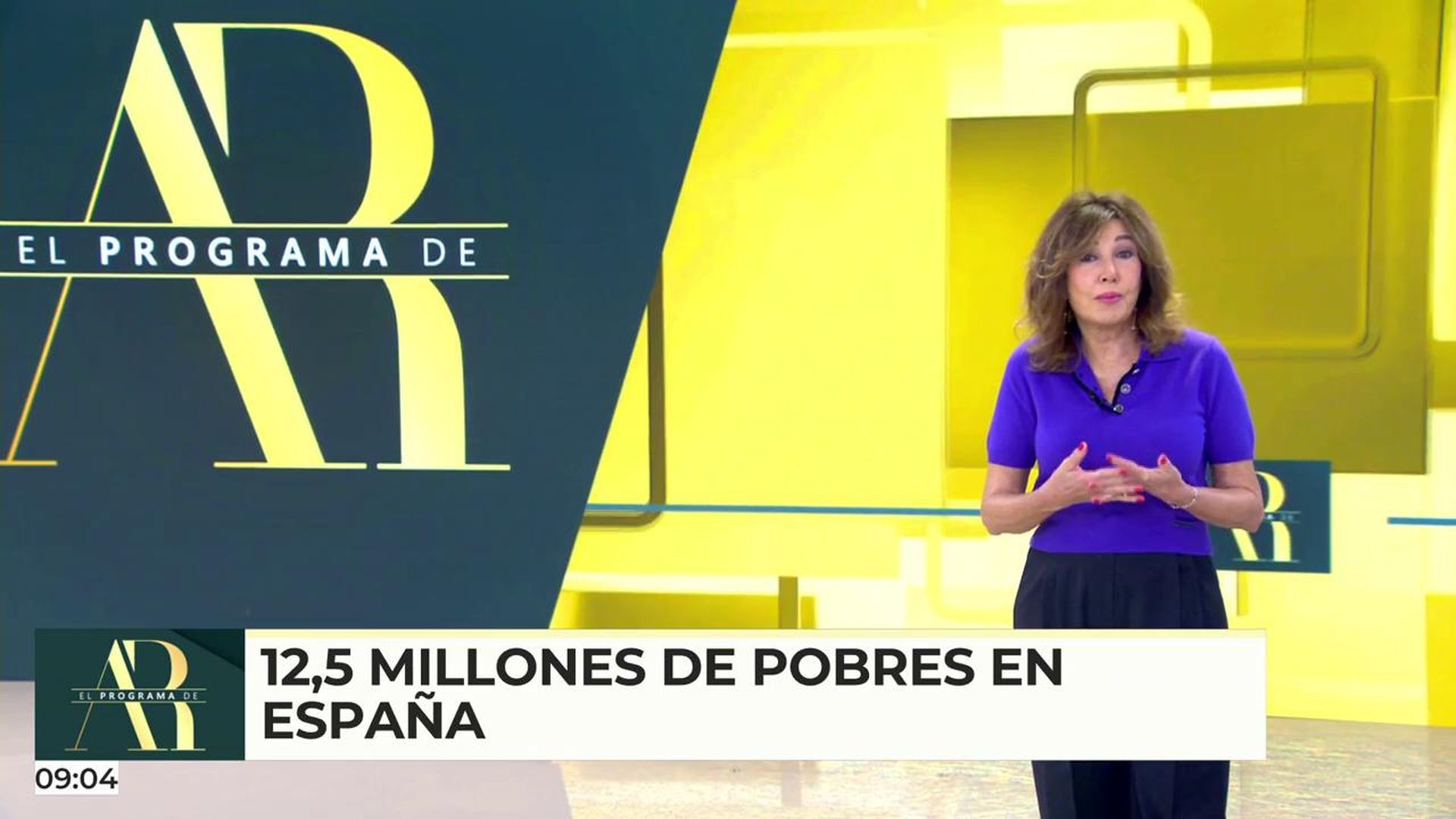 'El Programa de Ana Rosa' ha arrancado con el famoso editorial de la presentadora