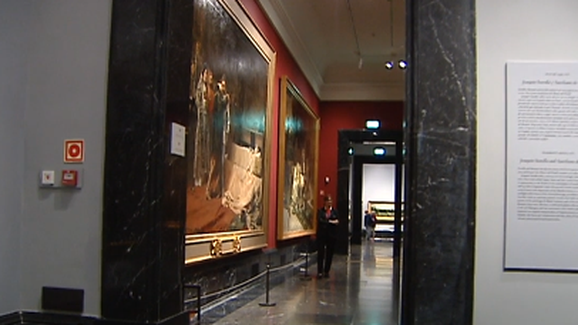 Fotografía del interior del museo del Prado Fotografía del interior del museo del Prado