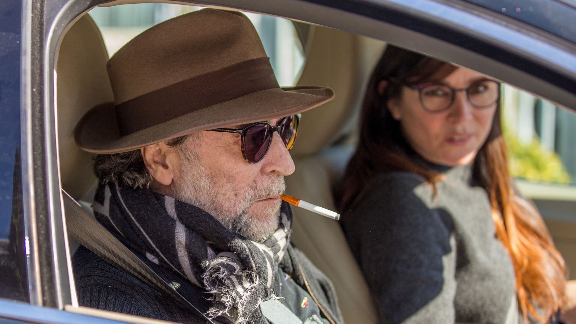 Joaquín Sabina y su mujer