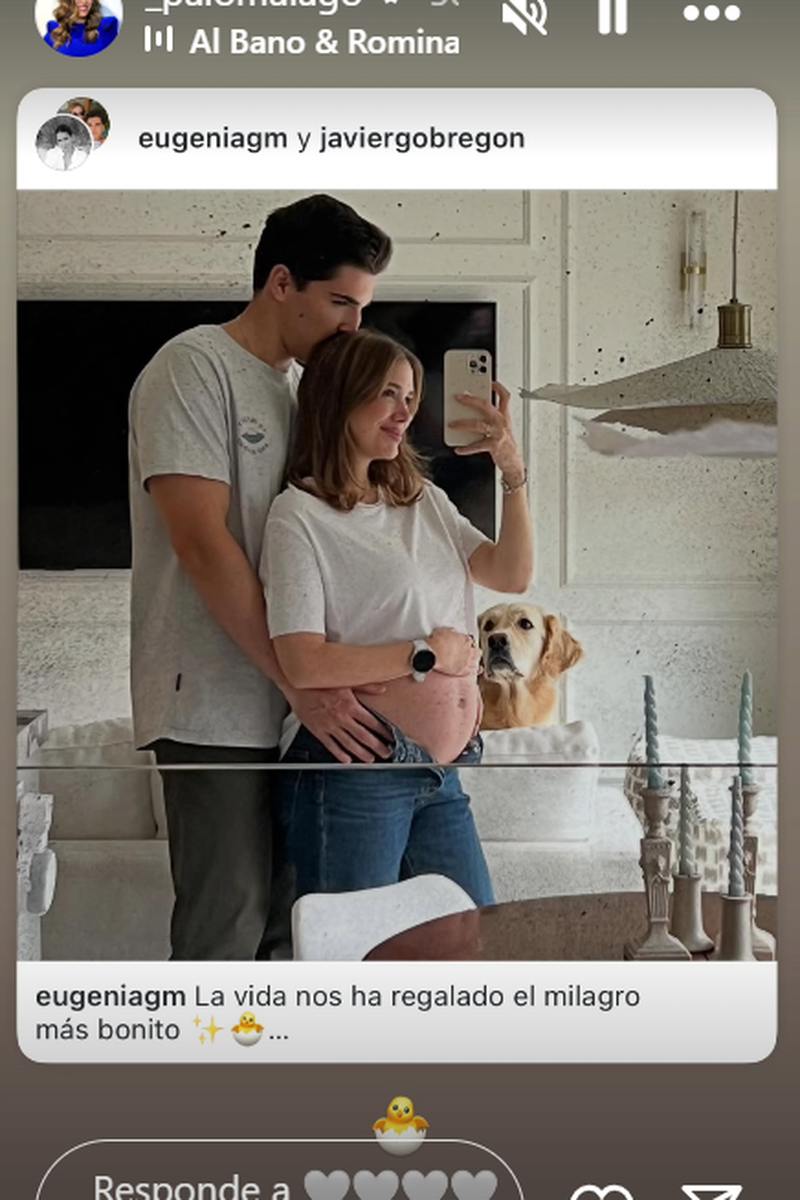 La reacción de Paloma Lago ante la futura paternidad de su hijo Javier