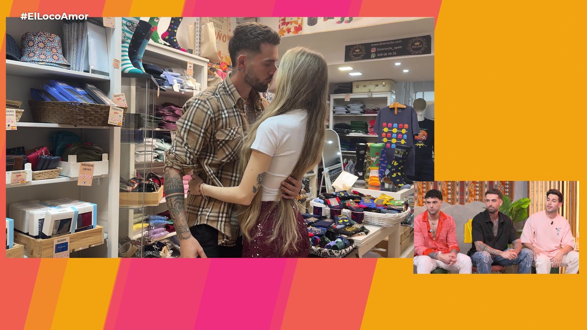 La romántica reconciliación de Fátima y Reche con beso (y calcetines incluidos) en ‘El Loco Amor’