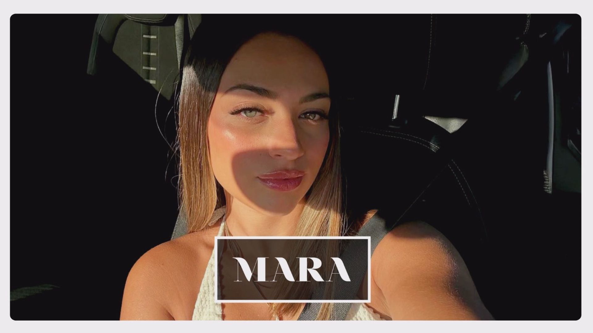 Mara: "Esta carita de gata salvaje busca gato indomable"