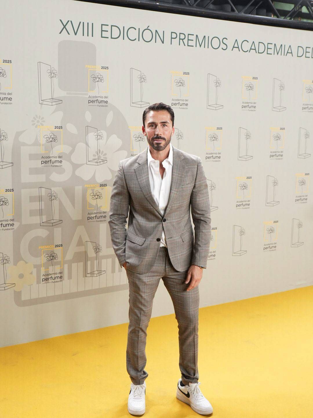 Rubén Sanz en los premios del perfume