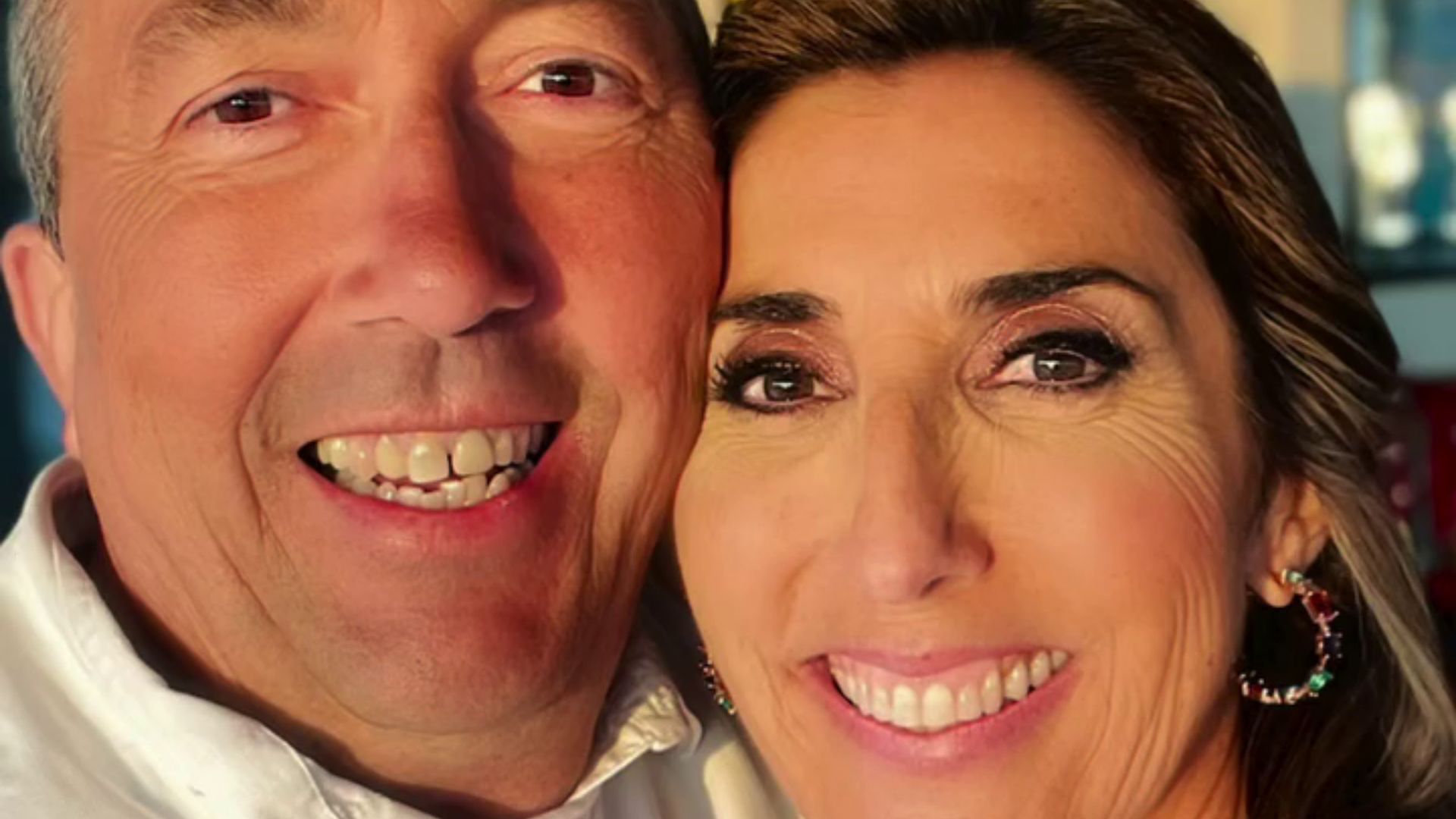 Una imagen de Paz Padilla, junto a su hermano Luis, fallecido hace un año