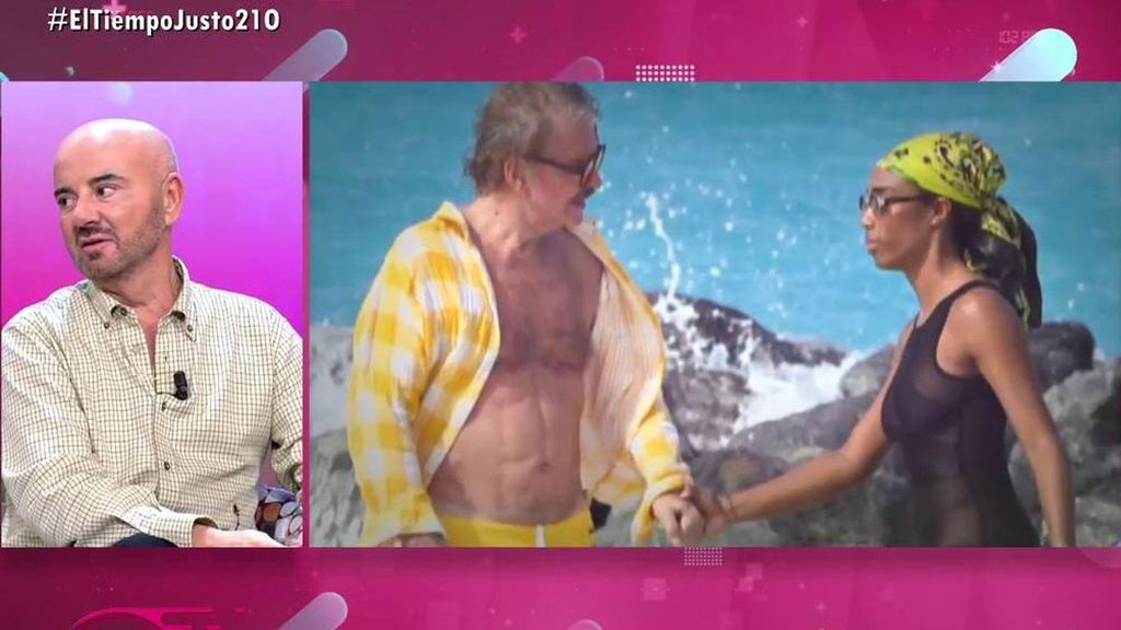 Las fotos de Edmundo Arrocet luciendo cuerpazo con una joven en el Caribe: “Está espectacular, irreconocible”