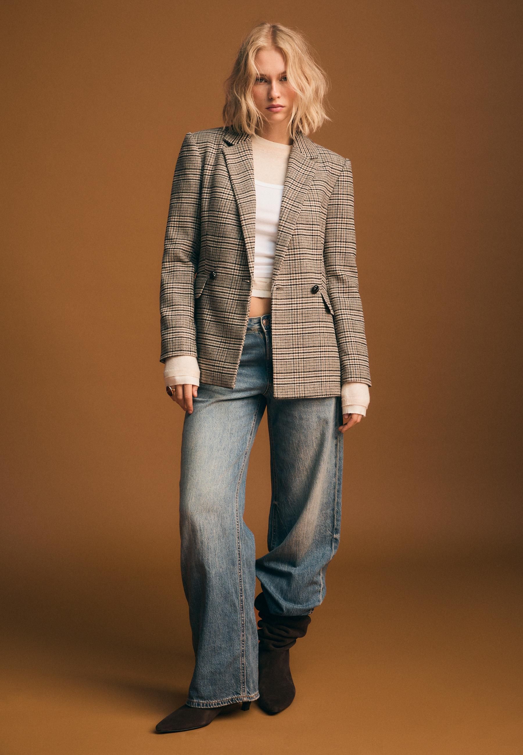 Blazer de cuadros Príncipe de gales