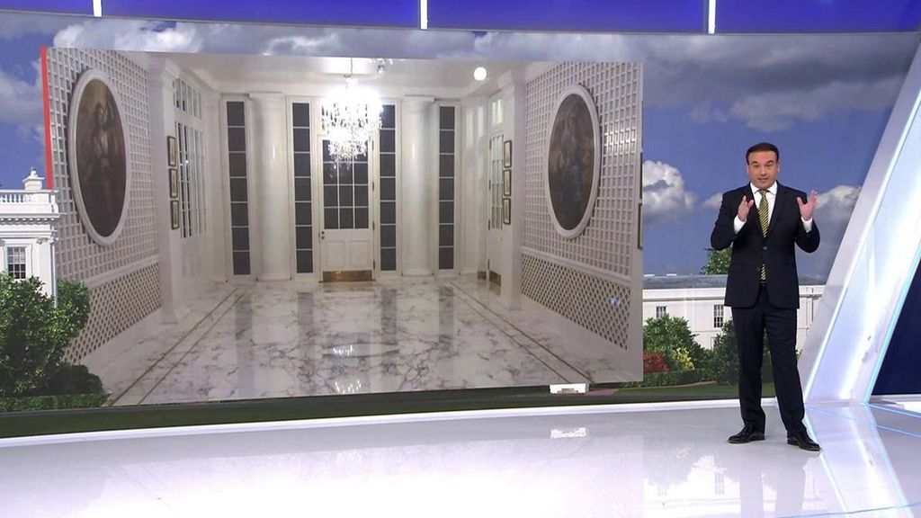 El gran cambio de la Casa Blanca a lo Donald Trump: el oro y el mármol, protagonistas indiscutibles