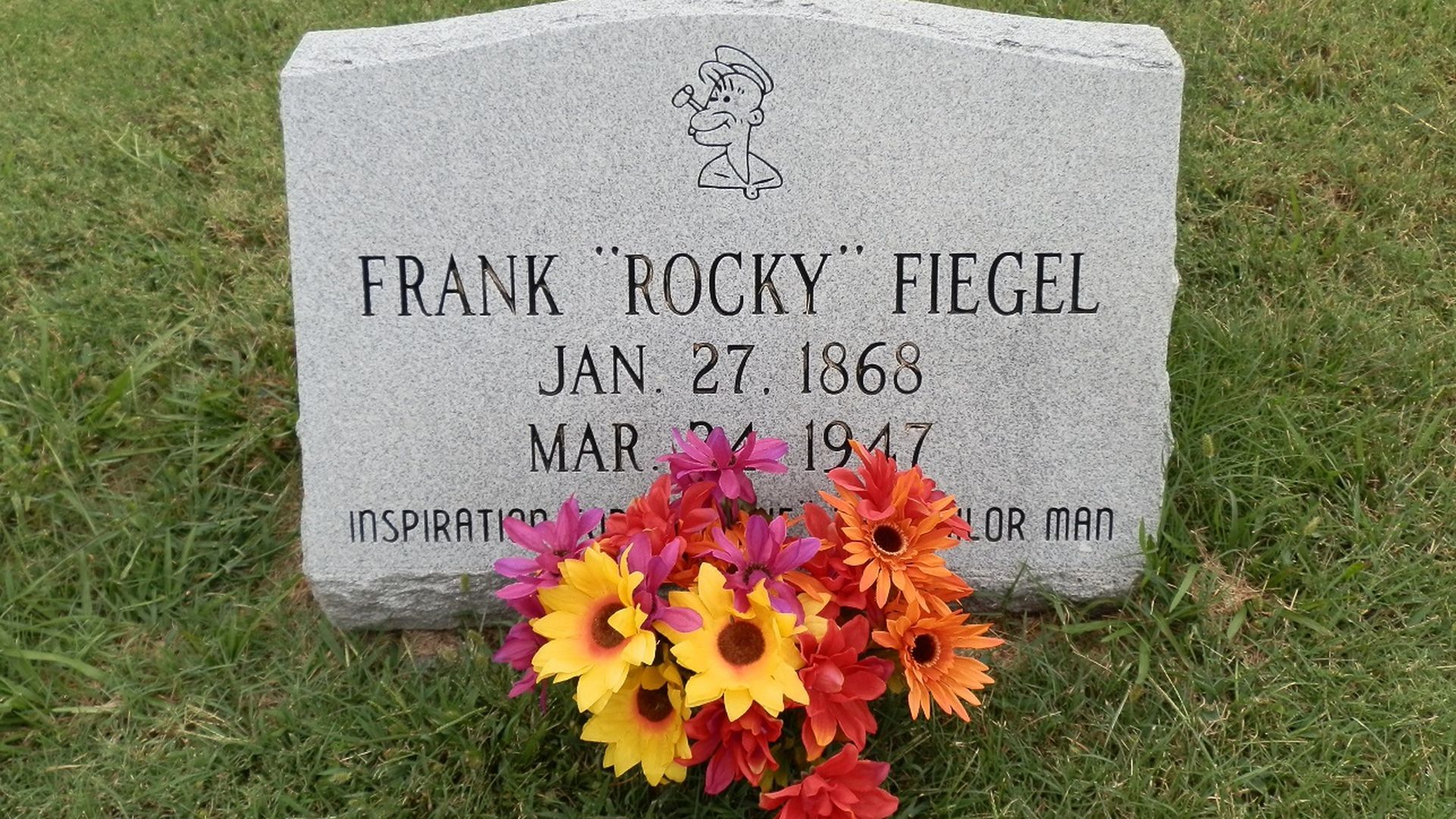 La tumba de la persona que sirvió de inspiración para Popeye