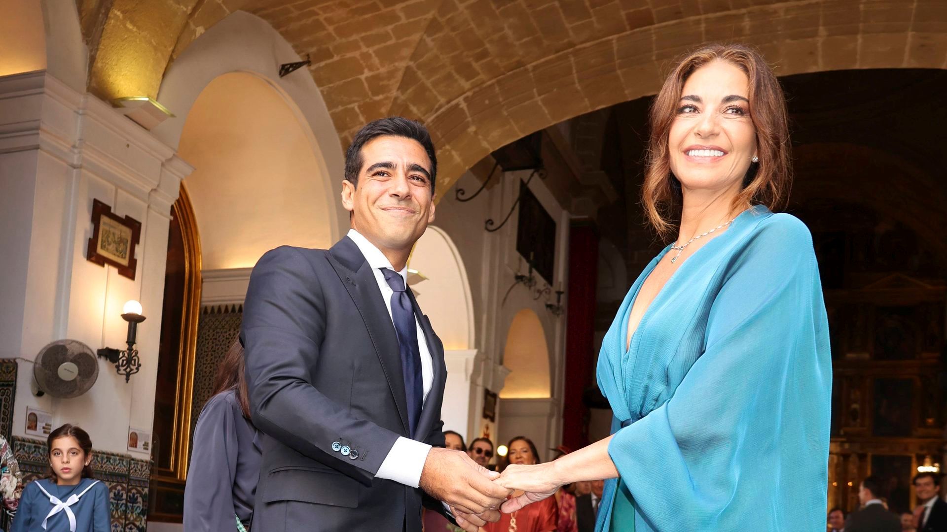 Mariló Montero junto a su hijo, Alberto Herrera