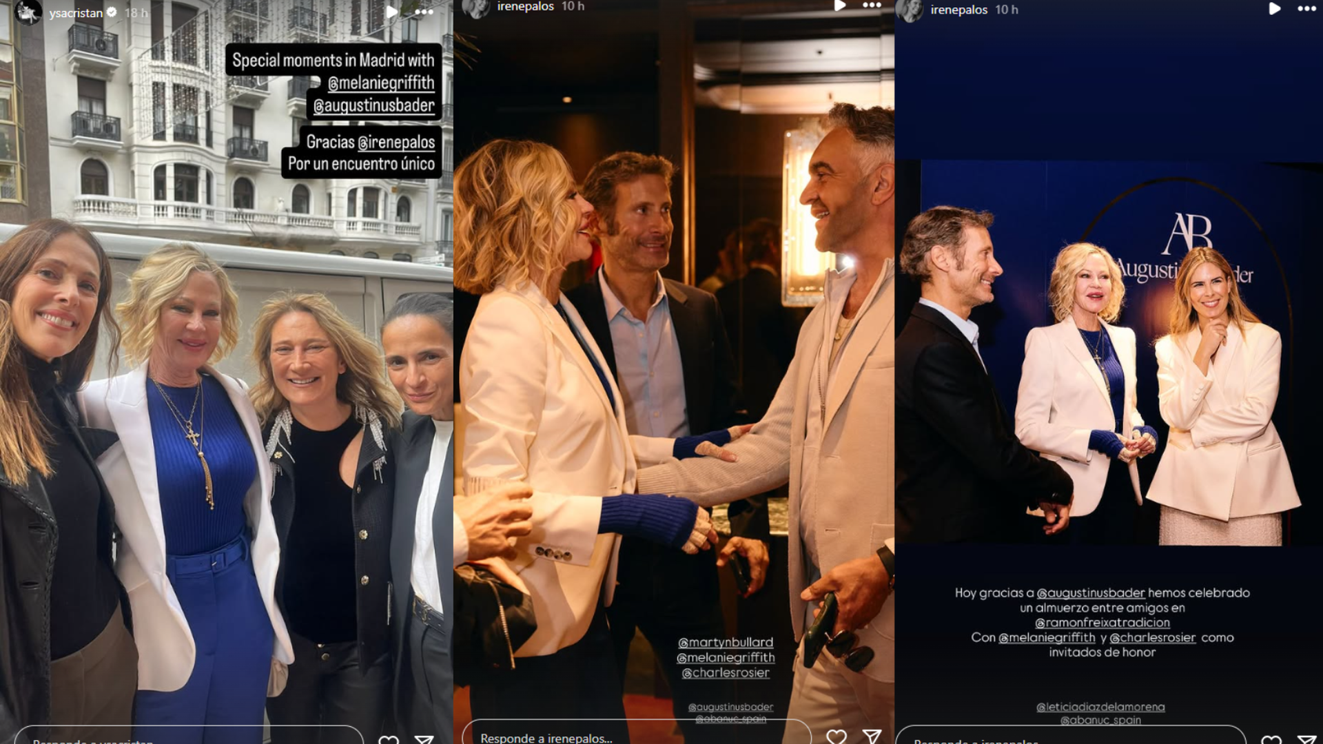 Melanie Griffith en Madrid