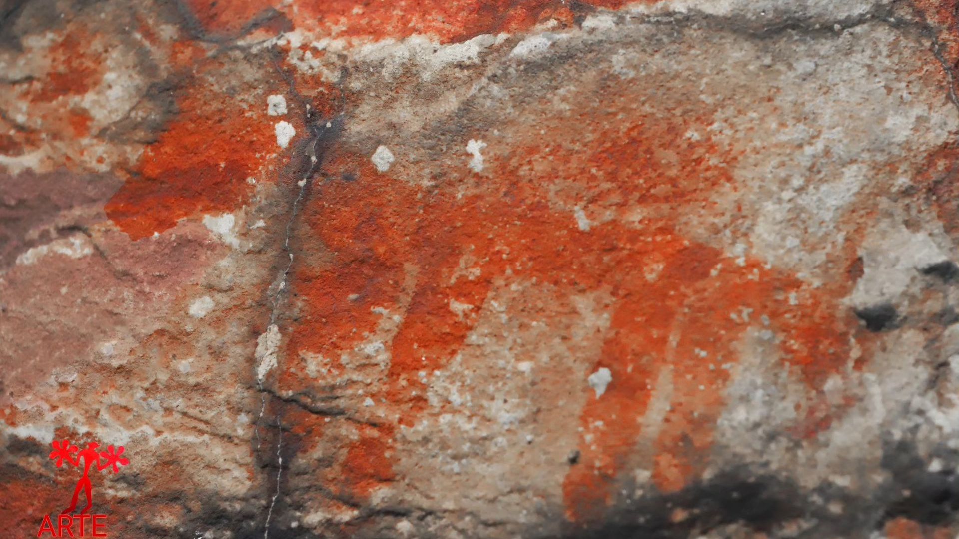 Pintura rupestre hallada en Tarifa, Cádiz