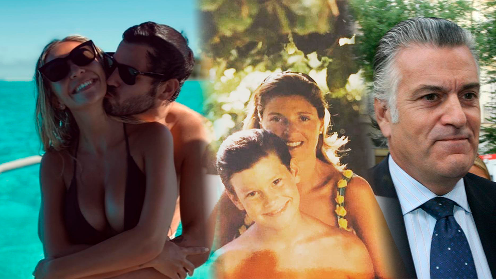 Willy Bárcenas, su mujer, su madre y su padre Willy Bárcenas, su mujer, su madre y su padre