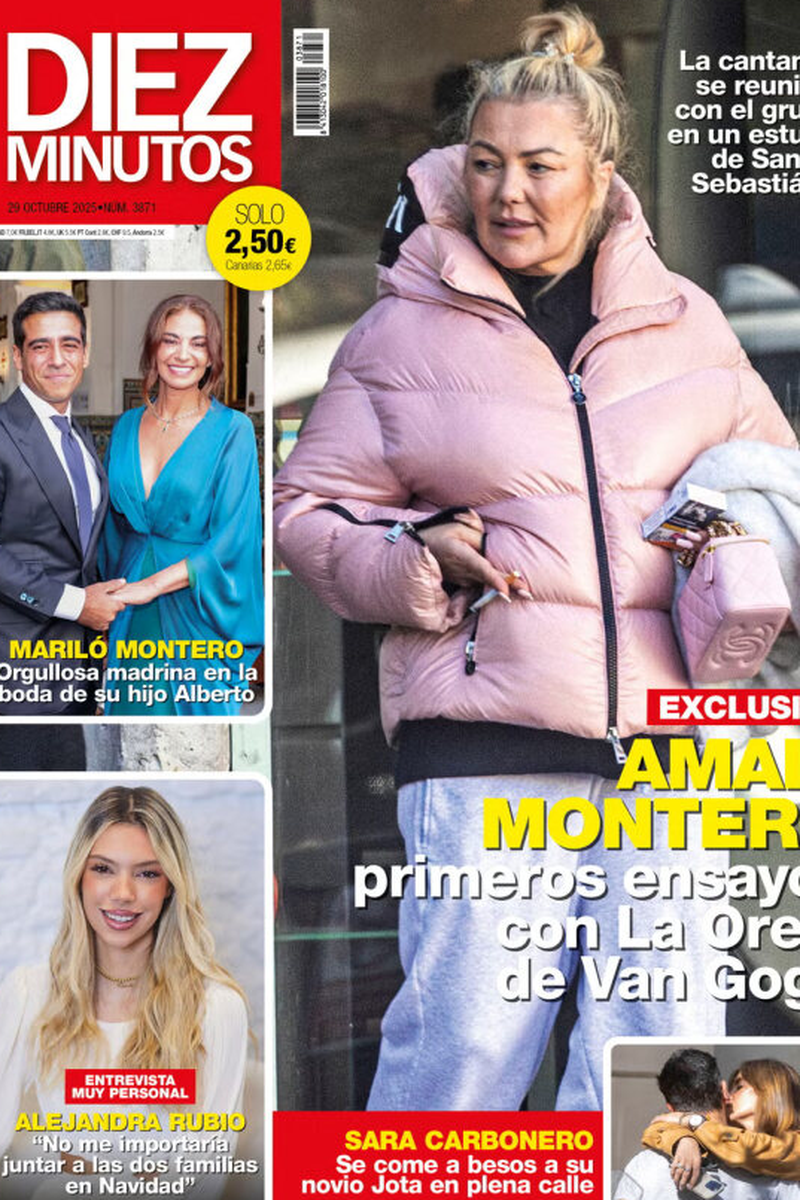 Alejandra Rubio concede una entrevista a la revista 'Diez Minutos'