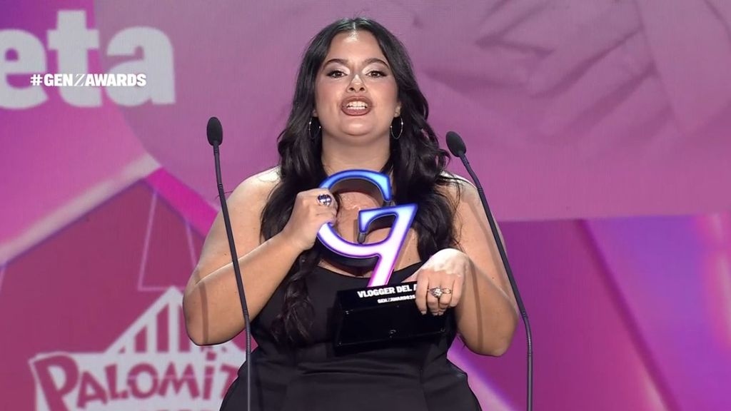 Fizpireta, ganadora de la categoría ‘Vlogger del año by Palomitas Risi’ en los GenZ Awards: “”