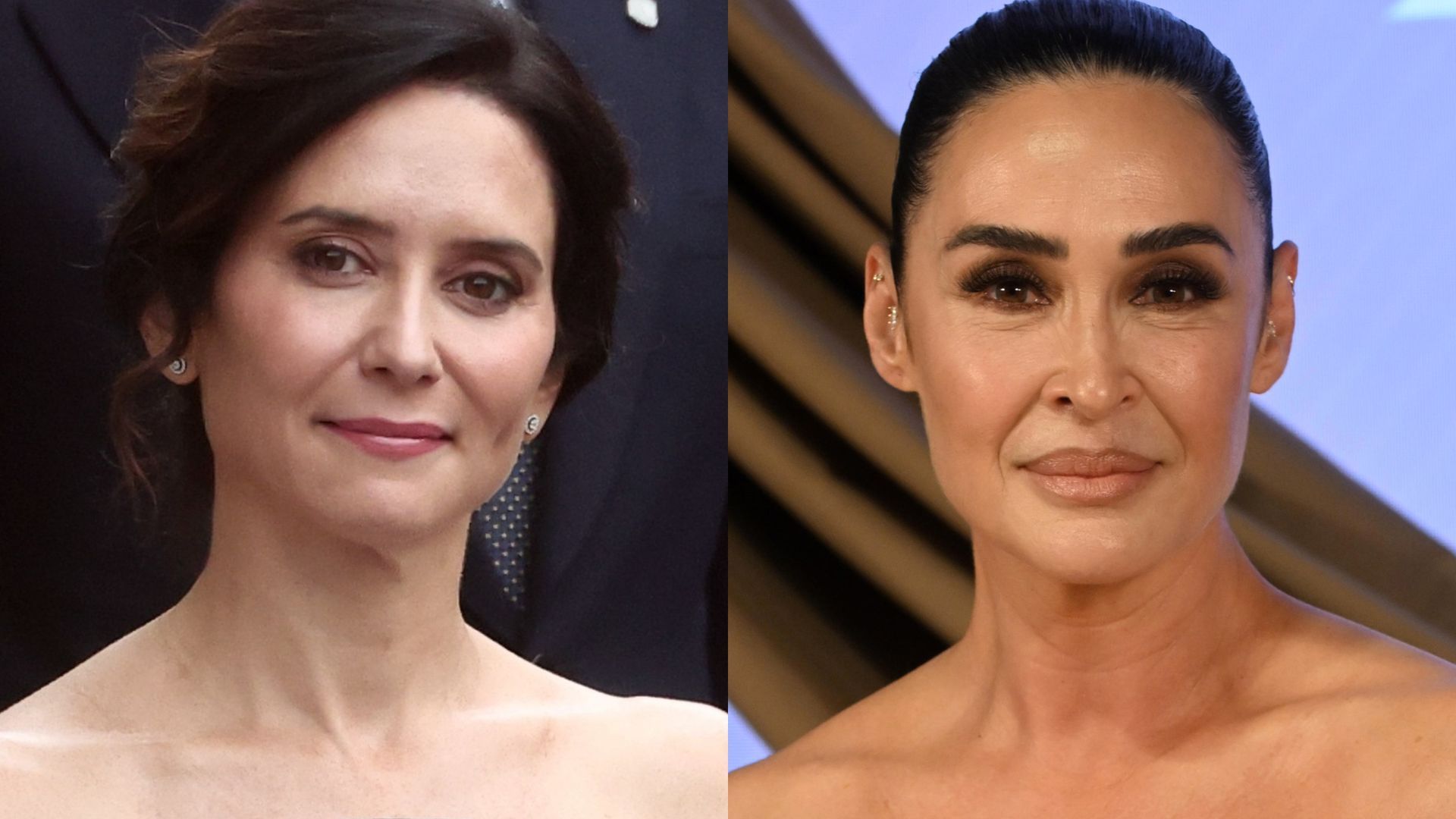 Isabel Díaz Ayuso y Vicky Martín Berrocal, en un montaje de fotos