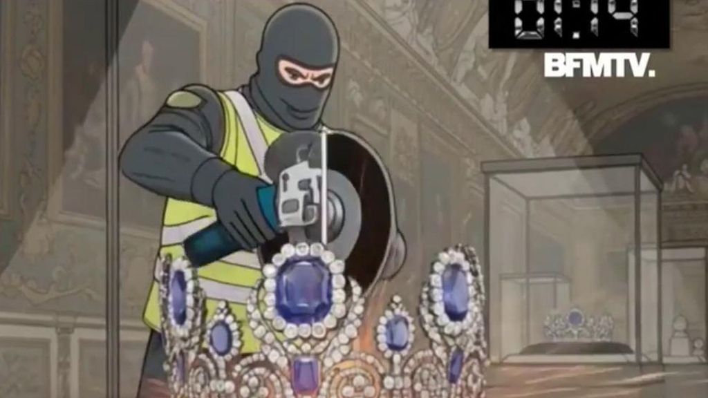 La reconstrucción del robo del Louvre con IA: desde su entrada al millonario botín