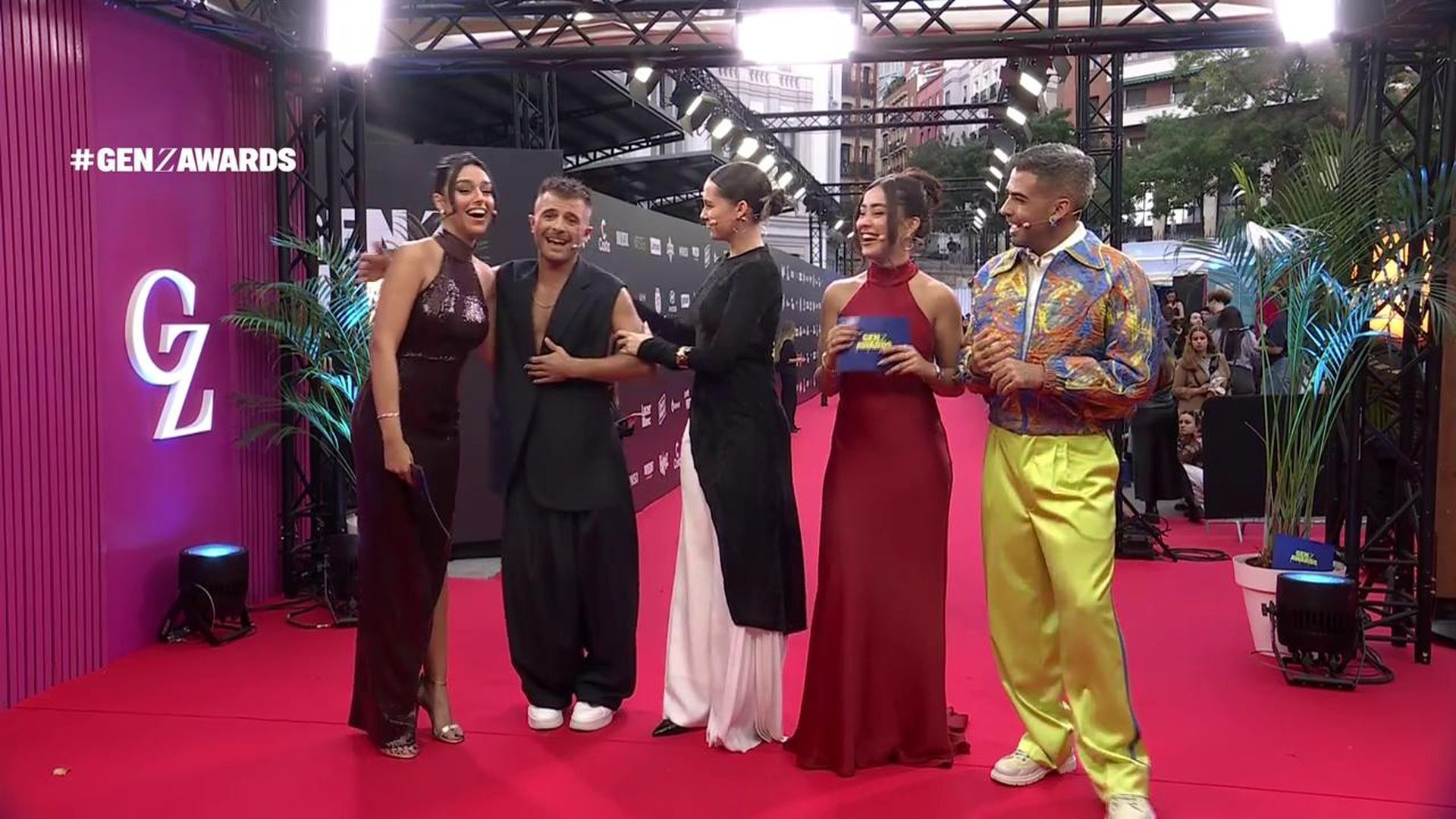 Marta Díaz, Iban García, Masi Rodríguez, Marina Rivers y Adolfo Rodríguez