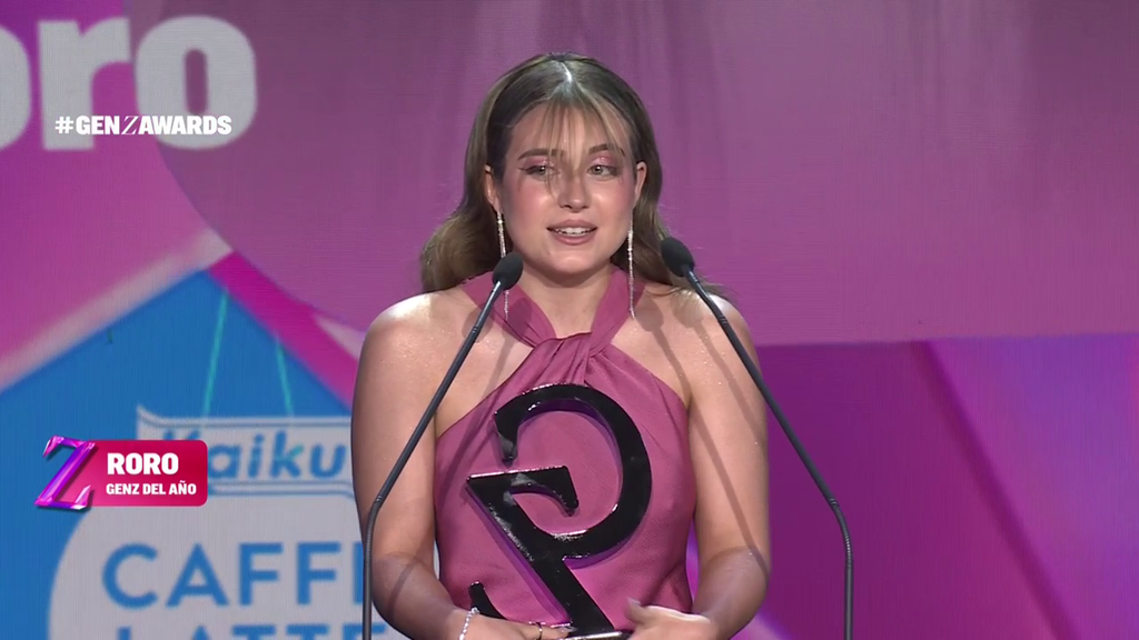 Roro se convierte en la ganadora del ‘Premio GenZ del año by Kaiku Caffé Latte’