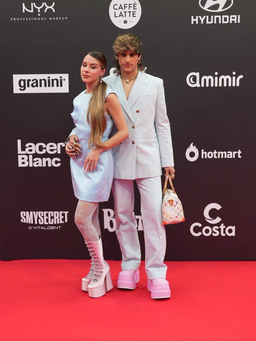 Samantha Costantini y su novio
