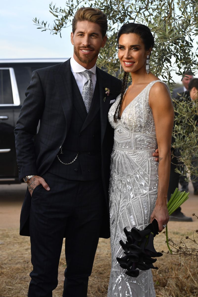 Sergio Ramos y Pilar Rubio, en su boda