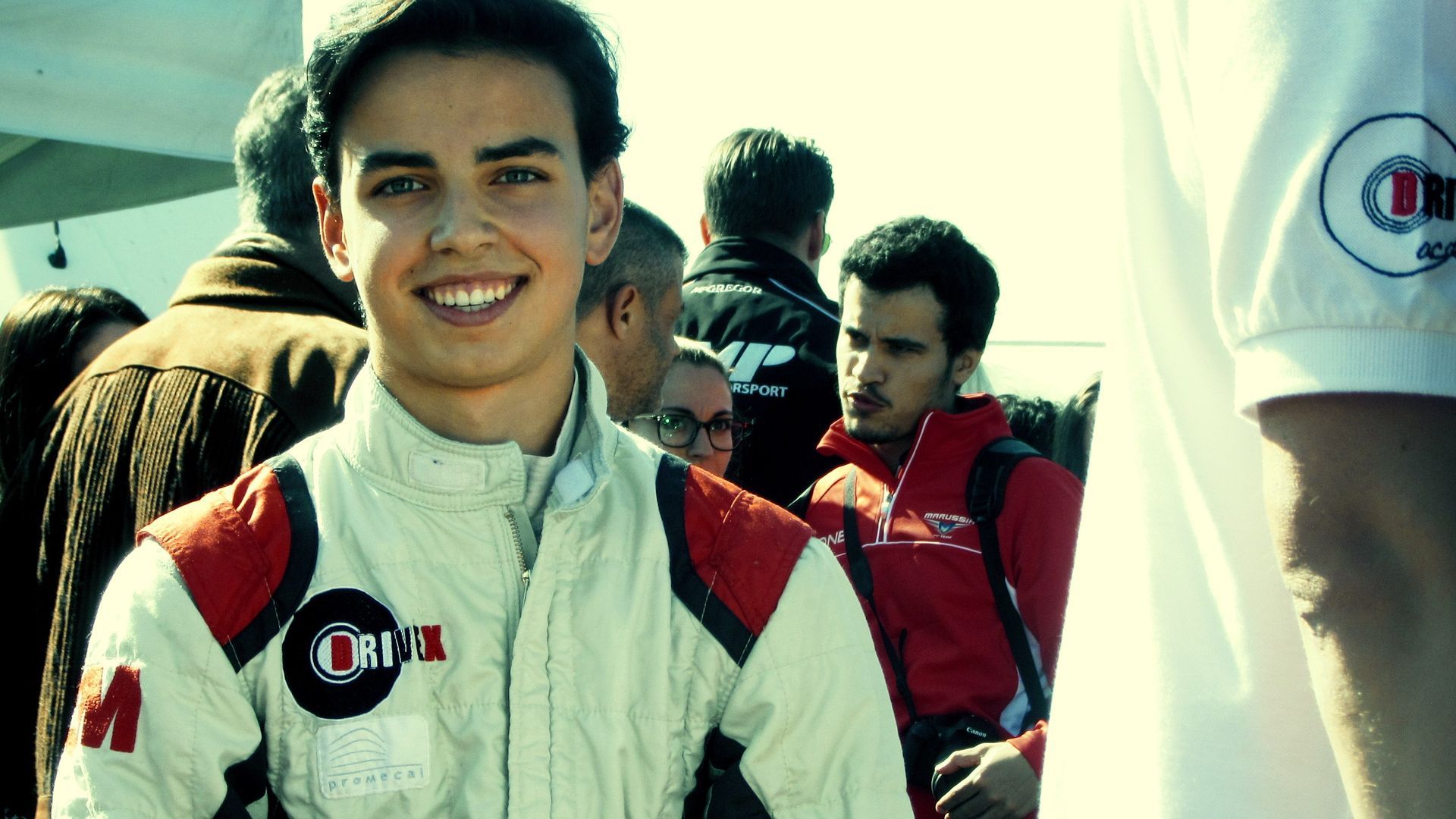 Antolín González durante una carrera