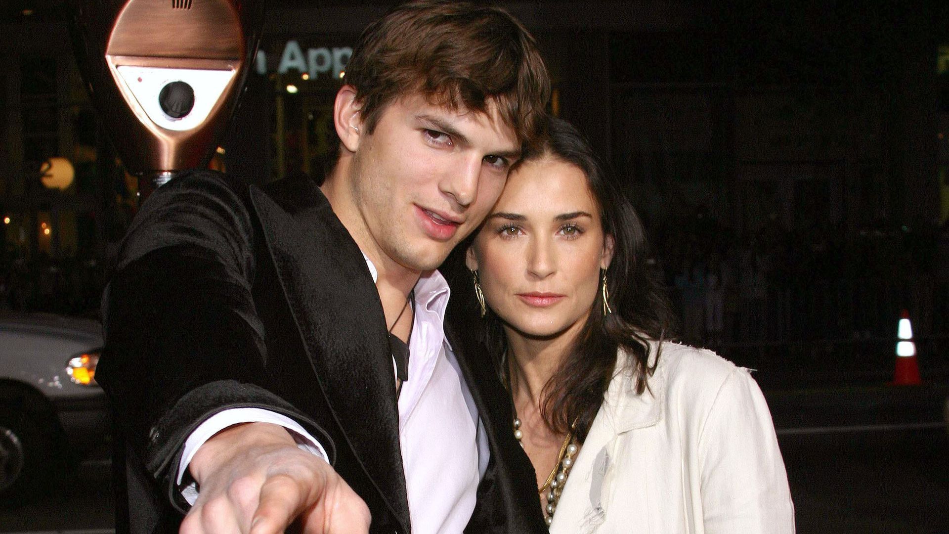 Ashton Kutcher y Demi Moore