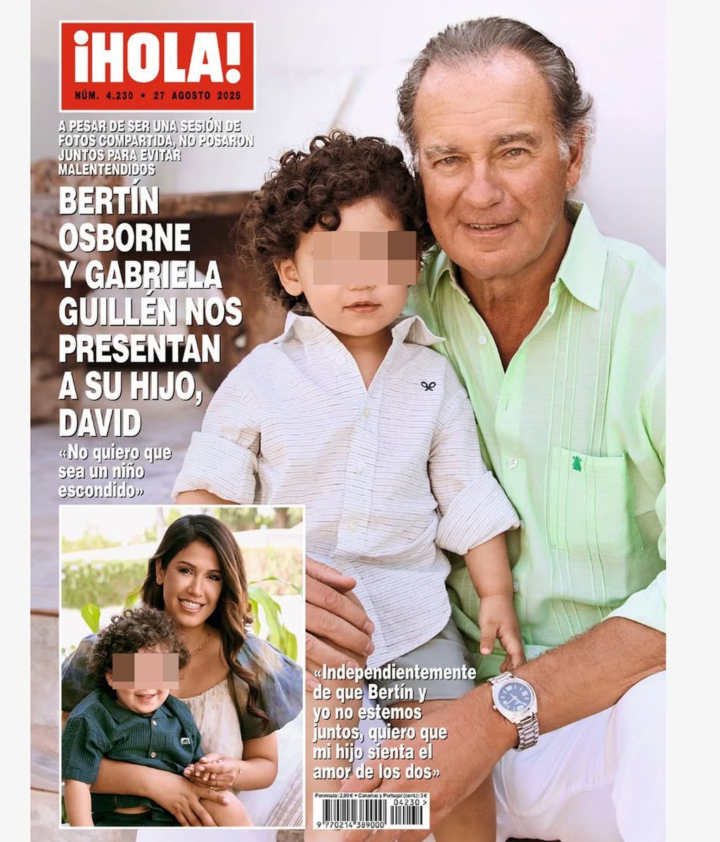 Bertín Osborne y su hijo David