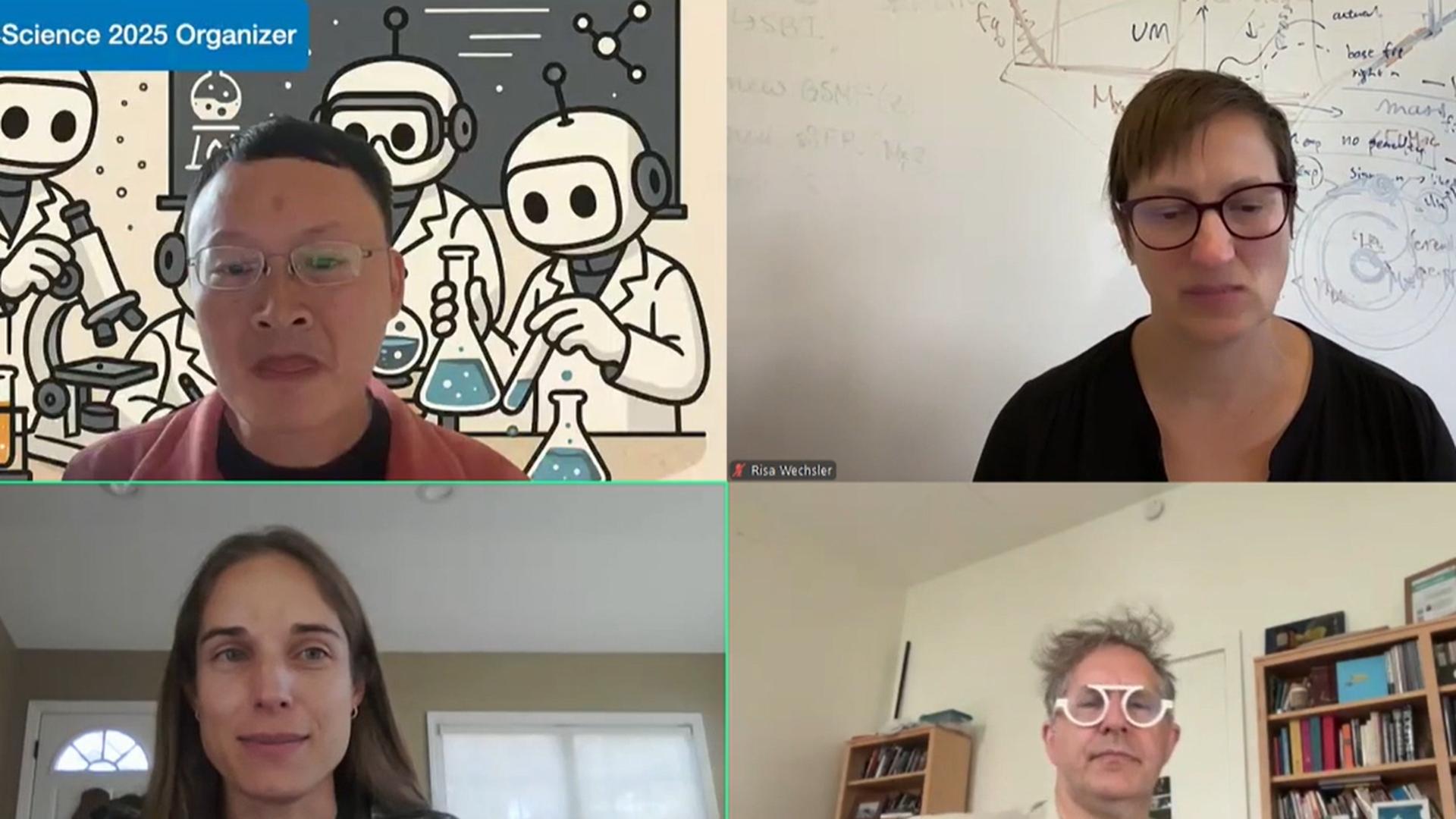 Captura de pantalla del Congreso Agents4Science 2025