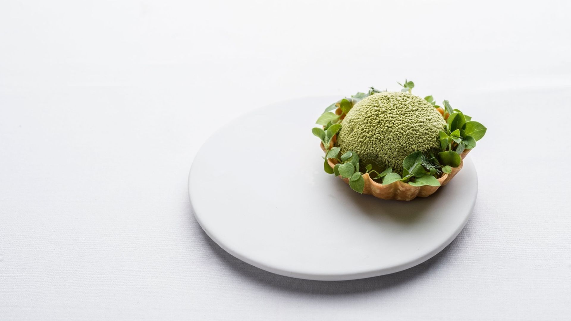 Escabeche de conejo con cobertura de manteca, uno de los platos de Jorge Asenjo